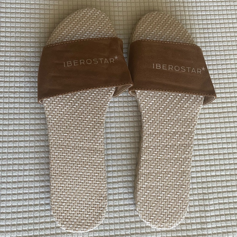 Iberostar Resort Suede Slides Sandals